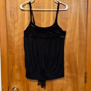 Express Black Camisole with Sequin Detail